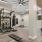 a gym with exercise equipment