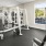 a gym with exercise equipment