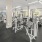 a gym with exercise equipment